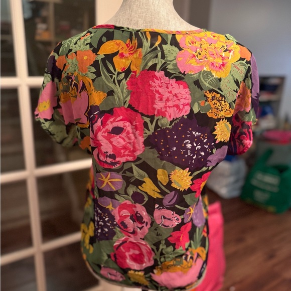 Sheer Floral Blouse - Picture 4 of 4